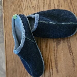 Brookstone NAP Nidoor outdoor memory foam slippers - men's medium
